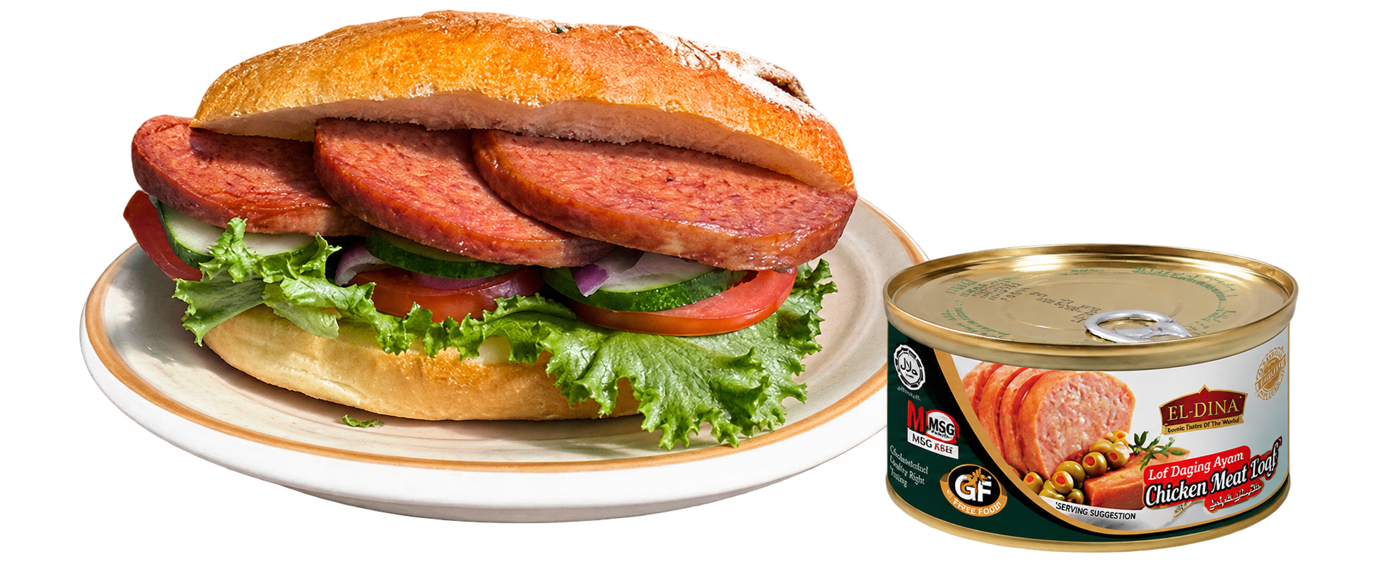 Canned product and sandwich